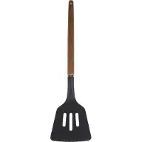 Excellent houseware - Thermoplastische Keuken Spatel - 32 cm - Hittebestendig - Acaciahouten Handvat