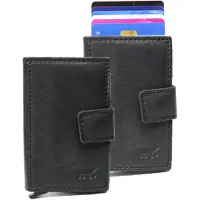 Bear design Pip Pasjeshouder / Creditcardhouder RFID - Zwart