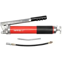 YATO YT-07042, vetspuit, rood, zwart, zilver, aluminium, 600 ml, 27 bar, 41 bar
