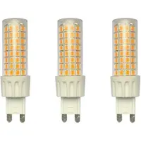 Avide G9 LED Insteeklamp 7W 220-240V - 6400K - 800lm - LED Lampjes Insteek - Daglicht wit - Vervangt 51W lamp - 3 stuks