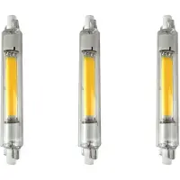Avide LED Staaflamp R7s Helder - 2W 200lm 3000K - Warmwit Dimbaar - Vervangt 21W - 3 stuks