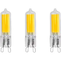 Avide G9 LED Insteeklamp 4W 220-240V - 3000K - 400lm - LED Lampjes Insteek - Warm wit licht - Vervangt 35W lamp - 3 stuks