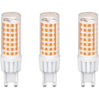 Avide G9 LED Insteeklamp 7W 220-240V - 4000K - 800lm - LED Lampjes Insteek - Wit licht - Vervangt 50W lamp - 3 stuks