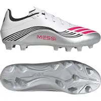 Adidas Voetbalschoen 'F50 Messi Club Firm/Multi-Ground' grijs / donkerroze / wit