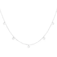 Yehwang simple necklace with heart pendants - kettinkje - hartje