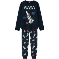 Name it nachtkleding set NASA spaceprint kinderkleding blauw