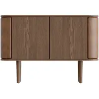 UMAGE Treasures 2 Deurs Kast Dark Oak | Brown Faux Leather