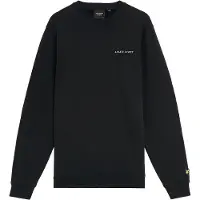 Lyle & Scott Loopback Geborduurd Ronde Hals Sweatshirt - Blauw