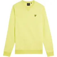 Lyle & Scott Ronde Hals Sweatshirt - Geel