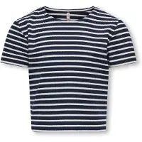 ONLY GIRLS Shirt 'KOGNella' marine / wit