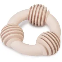 Beeztees Puppy Rubber Dental Ring Roze 8 x 8 x 3 cm