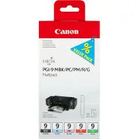 Canon Ink PGI-9 MBK/PC/PM/R/G inktcartridge multipack, 5 stuks