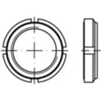 Toolcraft 149928 Kruisgleufmoeren M17 3 mm Staal Galvanisch verzinkt 10 stuk(s)