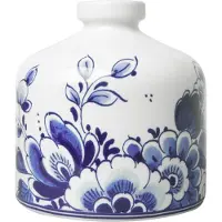 Heinen Delfts Blauw Vaas Bloem Blauw D 11,5 H 13 Cm