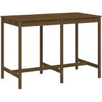 vidaXL Tuintafel 159,5x82,5x110 cm massief grenenhout honingbruin