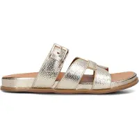 Stefano lauran Dames Slippers 89863 1661 - Goud - Maat 36