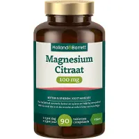 Holland & Barrett 1+1 gratis | Magnesium Citraat 100mg - 90 tabletten