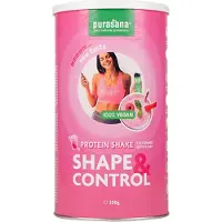 Purasana Vegan Protein Shake Aardbei-Framboos - 350g