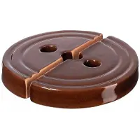 Kadax Verzwaringssteen, fermentegewicht van aardewerk, 21 cm, handgemaakt gewicht voor tuinpot, steen voor zuurkool, kimchi, gezouten komkommers (1,5 kg)