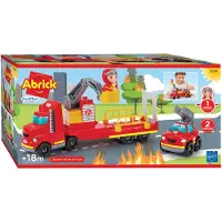 Abrick Brandweerwagen met Brandweerauto