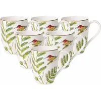 Villeroy & Boch Kaffeebecher Amazonia Anmut 350 ml Set van 6