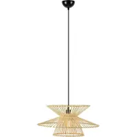 Markslöjd Hanglampe , Duplici, Hout, Woonkamer, Bamboe