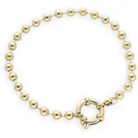 Notre-V Dames Sieraden Bracelet Gold Dots - Goudkleurig - Maat ONESIZE