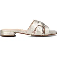Stefano lauran Dames Slippers 24050 - Goud - Maat 39
