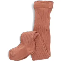 Mp Denmark Meisjes Beenmode Cotton Rib Tights - Cognac - Maat 80