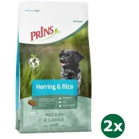 Prins 2x12 kg Prins procare adult medium / large herring / rice hypoallergenic hondenvoer