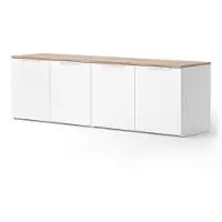 Vicco Wido Woonwand – 2 delen Wit/Sonoma