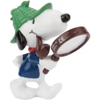 Schleich Detective Sherlock holmes Snoopy / Peanuts - speelfiguurtje en taarttopper - - ca. 7 cm