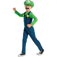 Super Mario Verkleedkleren - Luigi - - 7-8 jaar (122-128) - Verkleedkleren