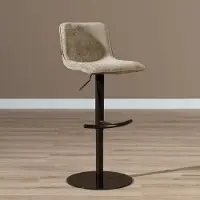 Bronx Velvet barkruk Jack taupe 60-82 cm
