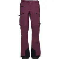 Black Diamond - Dames skibroeken - W Recon Lt Stretch Pants Blackberry voor Dames - Maat S - Bordeauxrood