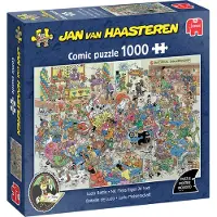 Jan van Haasteren - NK Mens Erger Je Niet - 1000 stukjes puzzel - Legpuzzel