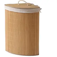 CALICOSY Hoekwasmand van bamboe h60 cm