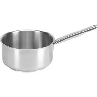 HorecaTraders Steelpan | RVS | 4.2 L | Ø20 cm | Gas, elektrisch, inductie, keramisch