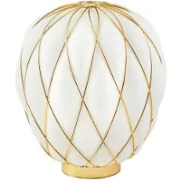 Fontana Arte Pinecone Tafellamp Gold White | Medium