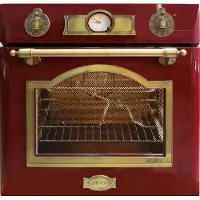 Kaiser Inbouwoven EH 6355 RotEm, met 1-voudige telescoopgeleider, elektrische inbouwoven zelfvoorzienend 60cm 67L 8 functies