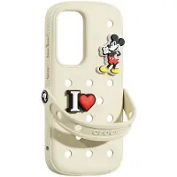 Samsung Coque pour Galaxy S25+ Crocs Beige