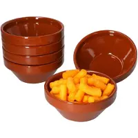 MamboCat Set van 6 soepkommen van klei 15cm - 99540