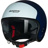 Nolan N21 06 Verniciatura Speciale 350 Diepblauw Zilver Mat Jethelm Maat M