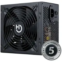 Hiditec BZ-550W, 80Plus Bronze, 550 W, 230 V, 50 - 60 Hz, actieve voeding, 20 A, 45 A