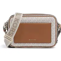 Michael Kors Schoudertas cognac / wit
