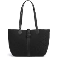 Kate spade new york Shopper 'Spade Flower Jacquard Medium Open Tote' antraciet / zwart