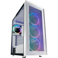 LC-Power Gaming 802W White_Wanderer_X - MDT - ATX - Behuizing met zijpaneel met raam (gehard glas)