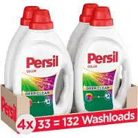 Persil 4x Wasmiddel Gel 33 Wasbeurten Gekleurde Was 1,485 Liter
