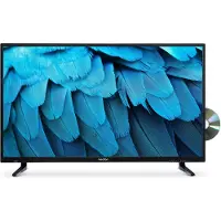 Medion Full HD TV 100,3 cm (40 inch) (geïntegreerde dvd-speler, triple tuner DVB-T2 DVB-C DVB-S2, 2 x HDMI, USB, sleeptimer, mediaspeler, VESA, CI+), MD840001, zwart