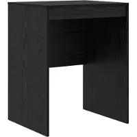 vidaXL Bureau Zwart Eiken 60 x 50 x 76 cm
